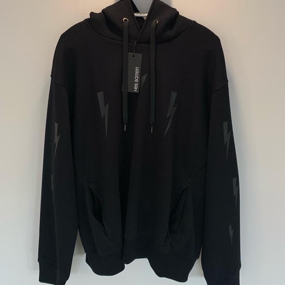 Neil Barrett Thunder Strikes Hoodie - Picture 3 of 15
